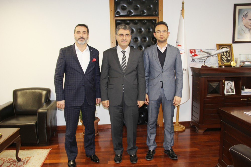 GENEL BAŞKAN UDH BAKANLIĞI MÜSTEŞAR YARDIMCILARINI ZİYARET ETTİ