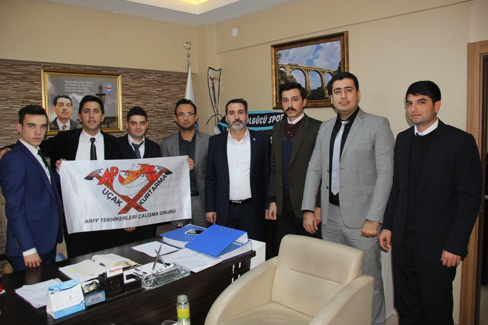 ARFF TEKNİKERLERİ ÇALIŞMA GRUBU GENEL CANKESENİ ZİYARET ETTİLER