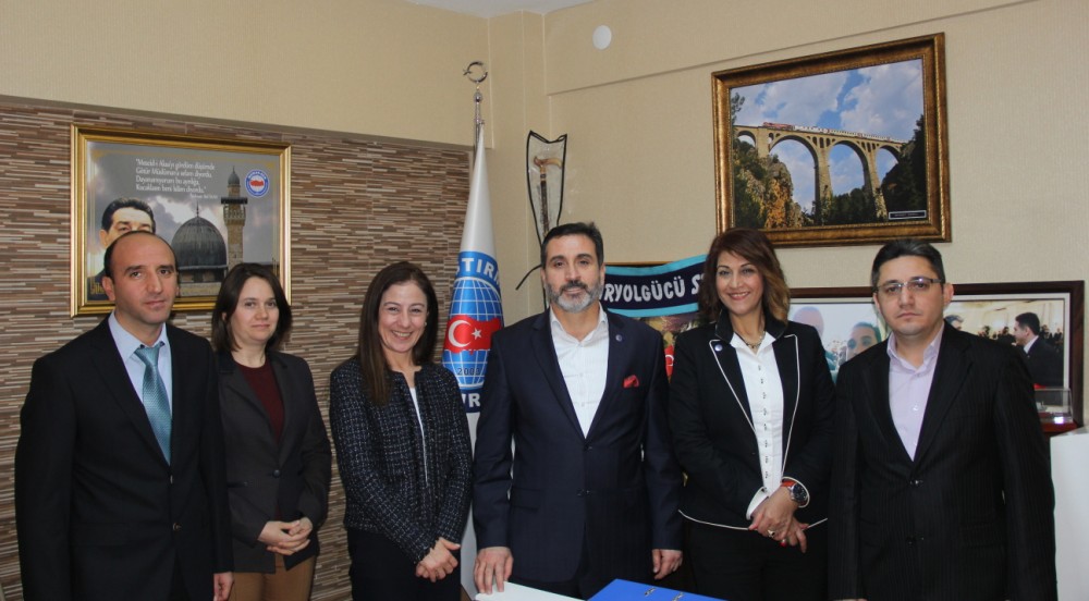 TÜRKİYE HAVACILIK BİLGİ YÖNETİMİ DERNEĞİNDEN SENDİKAMIZA ZİYARET