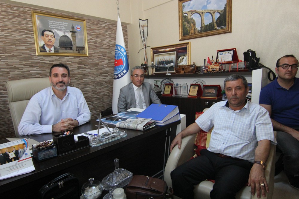 TCDD TRAFİK KONTROLÖRLERİ DERNEĞİ SENDİKAMIZI ZİYARET ETTİ