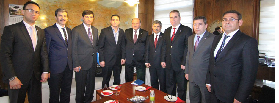 TCDD GENEL MÜDÜRÜ SÜLEYMAN KARAMAN ZİYARET EDİLDİ.