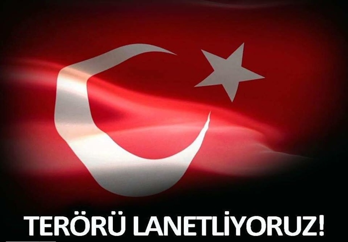 TERÖRÜ LANETLİYORUZ
