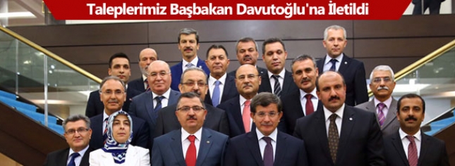 Başbakan Davutoğlu, Memur-Sen Heyetiyle Görüştü