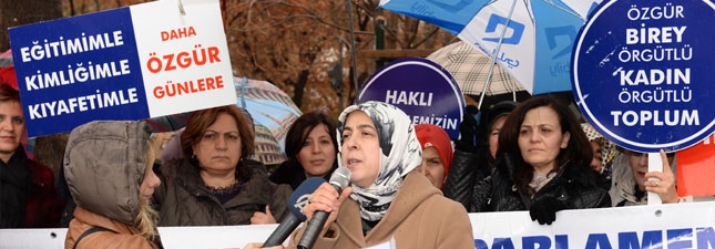 Memur-Sen’li Kadınlar 8 Mart’da Meydanlara İndi